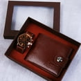 thumbnail image 4 of Xeede 2025 Clearance Men's Quartz Watch Set Hot Sale, Stylish Timepiece with Complementary Accessories, 1*Wallet 1*Watch 1*Gift Box Clearance on Sale, 4 of 7