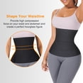 thumbnail image 3 of Fajas para mujeres Control de barriga, Envolturas para el estómago para bajar de peso, Entrenador de residuos de cintura para mujeres Baja grasa del vientre, Envolturas para la cintura para el estómago, Faja corporal, Banda para el vientre posparto, Trabajo desde casa Fitness 12,5 cm-4 m Rojo Verde, 3 of 5