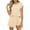 Set-71Beige, variant on Workout Sets for Women 2 Piece Activewear Short Sleeve Top & Slit Skort Skirts Tennis Golf Gym Running Athletic Sporty Casual Matching Outfits
