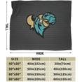 thumbnail image 3 of Coastal Carolina University Fleece Blanket, Very Soft Microfiber Flannel Blanket for Couch Warm and Cozy for All Seasons, 3 of 6