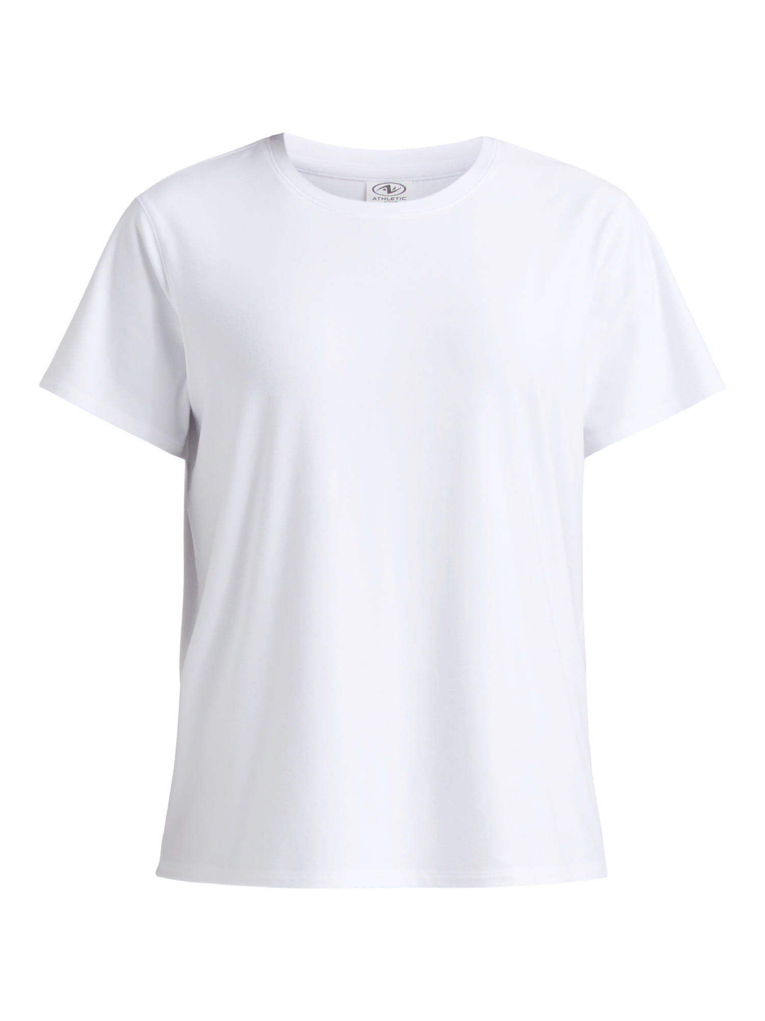 Athletic Works Women's and Women's Plus ButterCore Tee with Short Sleeves, Sizes XS-4X