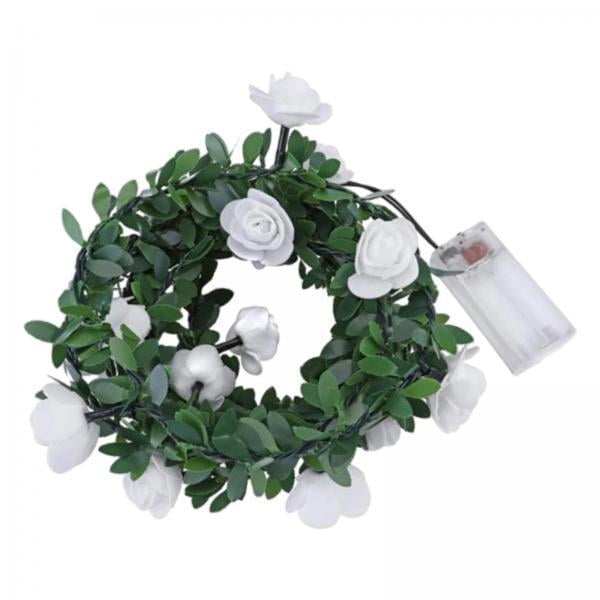 2x de Hadas, Lámpara LED, de Hojas , Vid Colgante para Jardín, Hogar, Patio, Decoración de Navidad Al Yuyangstore Luces de cortina