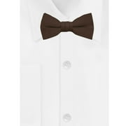 Jacob Alexander Young Boys' Pre-Tied Banded Adjustable Solid Color Bow Tie - Champagne
