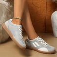 thumbnail image 4 of Sneakers for Women, Womens Sneakers, Womens Tennis Shoes, Women Classic Retro Gum Sole Fashion Sneakers Casual Tennis Skate Shoe Comfort Walking Footwear Anti Slip Trainers, Gray 5.5, 4 of 9