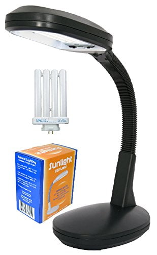 27 watts Black & Grey Baltoro-Power Sunlight Desk Lamp Natural Spectrum 