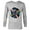 Athletic Heather, variant on Marvel Spider-Man: Across the Spider-Verse Spider-Punk Web - Long Sleeve T-Shirt for Men - Customized-White