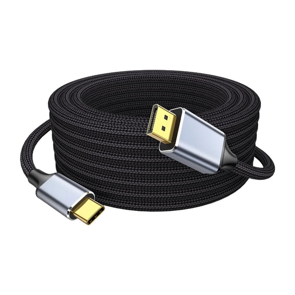 USB C to DisplayPort 1.4 Extension Cable 8K@60Hz Unidirectional Transmission Cable for Computer Desktop Laptop D