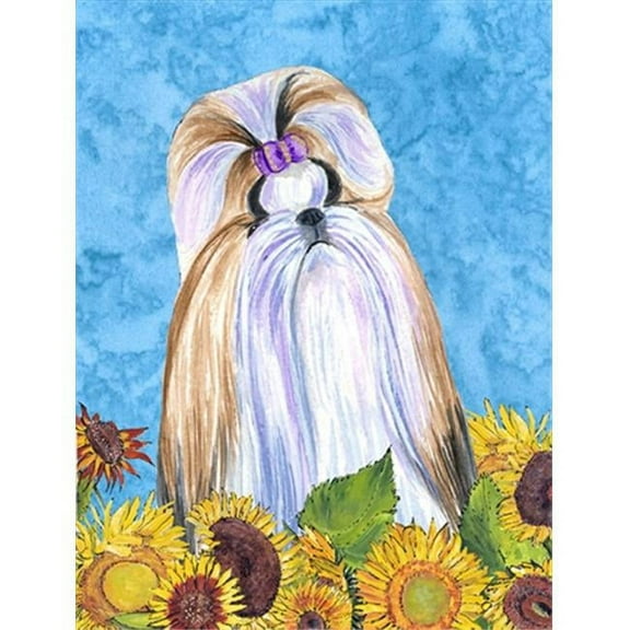 11 x 15 in. Shih Tzu Flag Garden Size