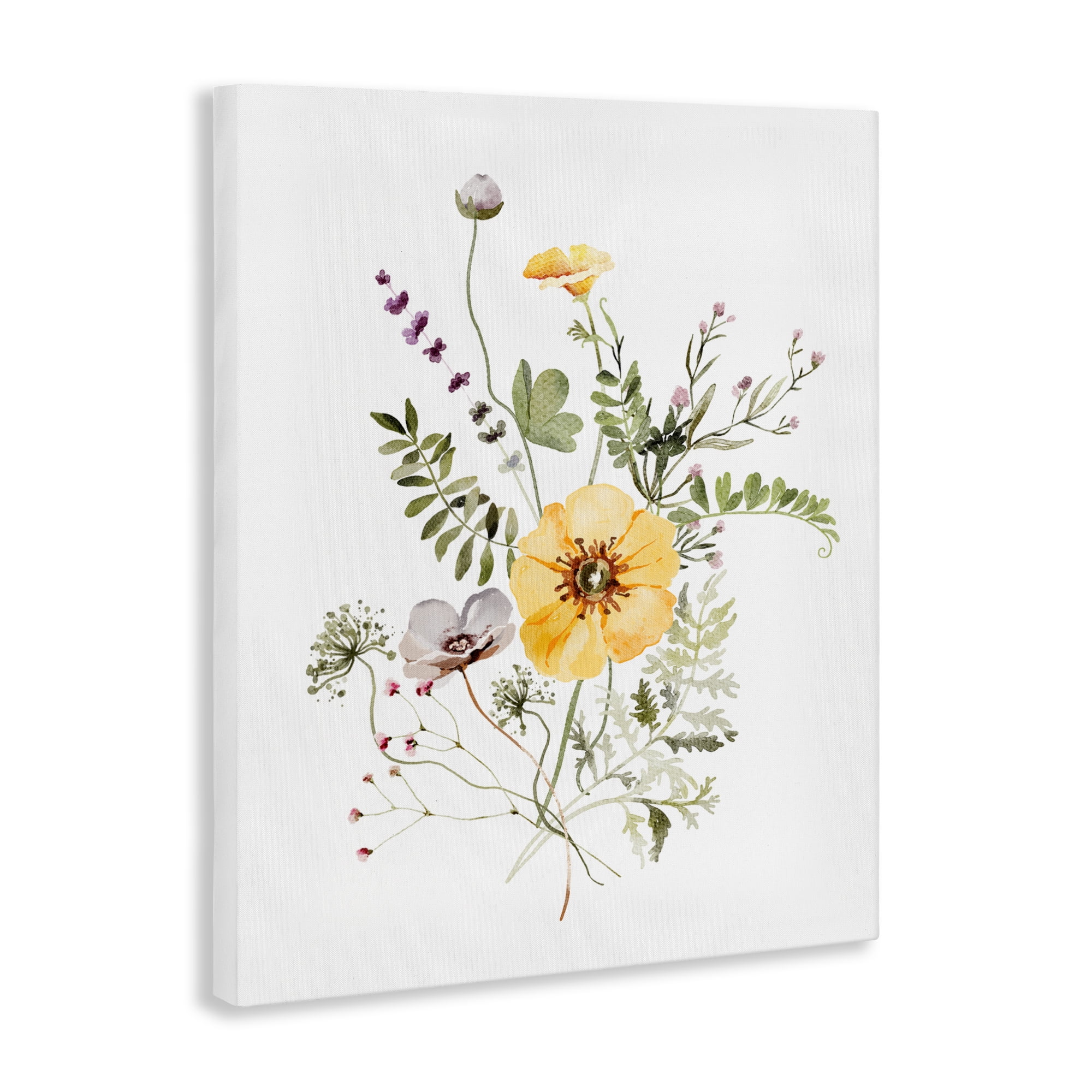 Gardening Herb Blooms Canvas Wall Art, design by Lettered and Lined