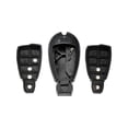 thumbnail image 2 of KarParts360 For Dodge Grand Caravan/Journey 2010 Keyless Remote Case | Plastic/Rubber/Metal | Black | Lock/Unlock/Panic/Remote Start Button Functions | 3 And 4 Buttons | For 5026378AG, 56046704AE, 2 of 4