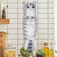 thumbnail image 4 of Vikakiooze Hangable Hand Towel Simulation Cats Towel Absorbent Face Wash Towel, 4 of 6