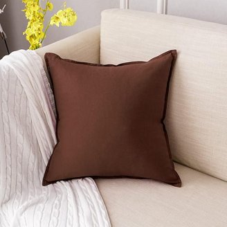 Abstract Mustard Chartreuse Green Pillow Cover 16x16 Inches - Ethnic Indian Lace Pattern Cotton Linen Square