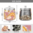 thumbnail image 2 of Yayeee Ashtray with Lid for Cigarette Smokeless Stainless Steel Home Ash Holder, Purple Retro Rainbow, 2 of 7