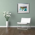 thumbnail image 3 of Trademark Fine Art 'Kauai's Tunnels Beach' Canvas Art by Pierre Leclerc, White Matte, Silver Frame, 3 of 4