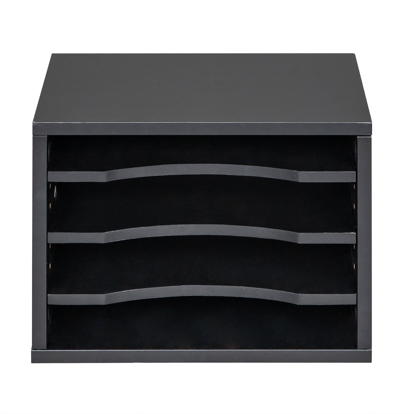 Desktop File Sorter, Home Office File Letter Mail Tray Sorter With 4