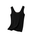 thumbnail image 5 of Lonomox Women's Crew Neck Seamless Tank Tops Basic Sleeveless Layering Undershirt Solid Color Inner Shirts for Daily Wear, 5 of 6