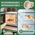thumbnail image 3 of GPED Tazones de Papel de 16 Oz, Paquete de 125 Tazones Desechables Resistentes, Bagazo de Caña de Azúcar Biodegradable Compostable, Perfecto para Sopa, Ensalada, Postre, Palomitas de Maíz, Cereal y L, 3 of 7