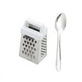 thumbnail image 5 of WZXPWT Grater, Small Cheese Grater, Stainless Steel Loaf Grater with Handle, Multifunctional Efficient Kitchen Tool for Grating Garlic, Nutmeg, and Chocolate, 5 of 6