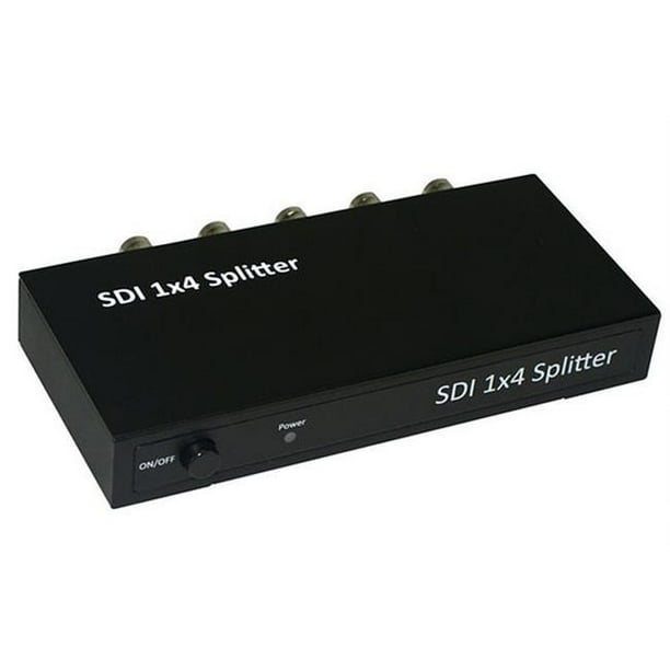 SDI Splitter 3GSDI HDSDI SDSDI 1 input 4 outputs AC adapter