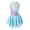 Light Blue, variant on DPOIS Girls Shiny Rhinestone Ice Skating Dress Ballet Dance Leotard Purple 12