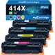 thumbnail image 1 of Cartuchos de tóner MyCartridge 414X, paquete de 4, de alto rendimiento para HP, 1 of 7