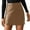 Brown, variant on Aayomet Midi Skirts For Women Women's Leather High Waisted Mini Skirt Pu Split Bodycon Shorts Skirts With Slit,Black Small