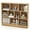 Brown, variant on Giantex 10-Section Toy Storage Organizer for Books Toys,  Wooden Storage Cabinet, Kids Bookshelf, Natural