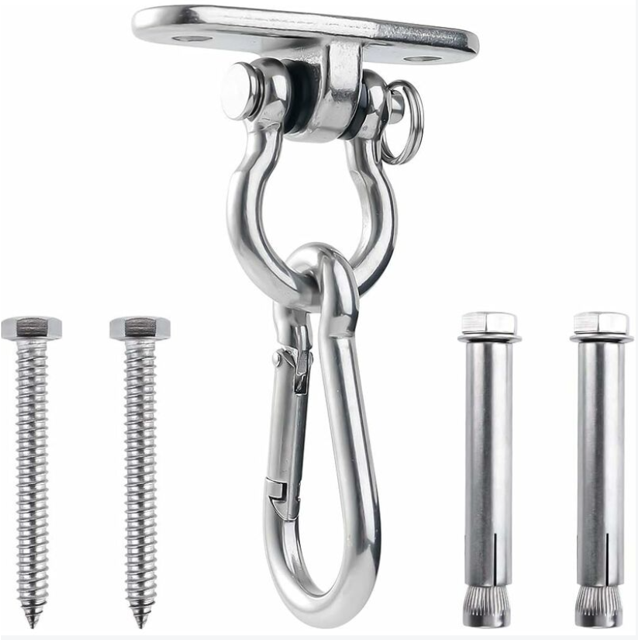 CHAO gancho de techo, capacidad de 1000 libras, gancho de montaje en pared, soporte de techo, kit para colgar silla, hamaca, bolsa de arena