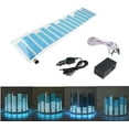 thumbnail image 4 of SLGHLSAHG Sound Music Beat Activated Car Stickers Equalizer Glow LED Light Audio Voice Rhythm Lamp LED Flash Lights (Blue-80x19cm) A13593, 4 of 8
