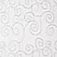 thumbnail image 3 of Collections Etc Scroll Patterned Elegant Dining Chair Cover - Fancy Dinging Room Décor, White, 3 of 4