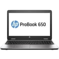 thumbnail image 1 of HP ProBook 650G2 15.6 Business Laptop, Intel Core I7-6820HQ 2.7GHZ, 8G DDR4, 1T SSD, DVDRW, VGA, DP, Windows 10 Pro 64 Bit-Multi-Language(EN/ES/FR) Used Grade A, 1 of 5