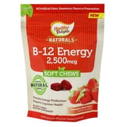 Healthy Delights - Gluten Free Naturals B12 Energy Soft Chews Strawberry Burst Flavor 2500 mcg. - 30 Soft Chews