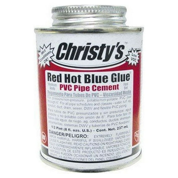 T CHRISTY ENTERPRISES RH-RHBV-HP 8OZ VOC Blue PVC Cement