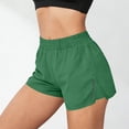 thumbnail image 4 of cocolona Womens Summer Casual High Waist Athletic Shorts Elastic Waist Stretch Slim Workout Gym Running Skorts, 4 of 5