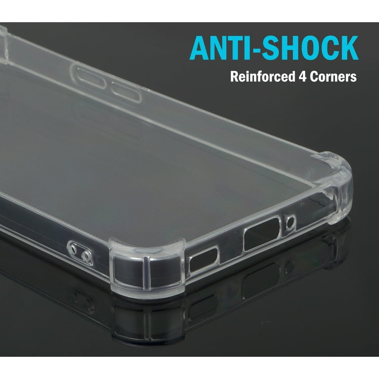 SDTEK Funda Para Nothing Phone 2 Soft Gel Clear Cover [Airbag Corners] +  Protector Pantalla Vidrio Templado