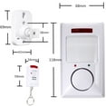 Wireless Motion Sensor Alarm Security Detector Indoor Outdoor Wall