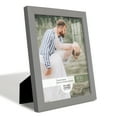 thumbnail image 2 of Grooved 8 in. x 10 in. Grey Picture Frame (Set of 2), 2 of 8