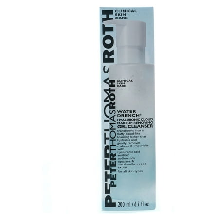 Peter Thomas Roth Water Drench Hyaluronic Cloud Makeup Removing Gel Cleanser, 6.7 oz