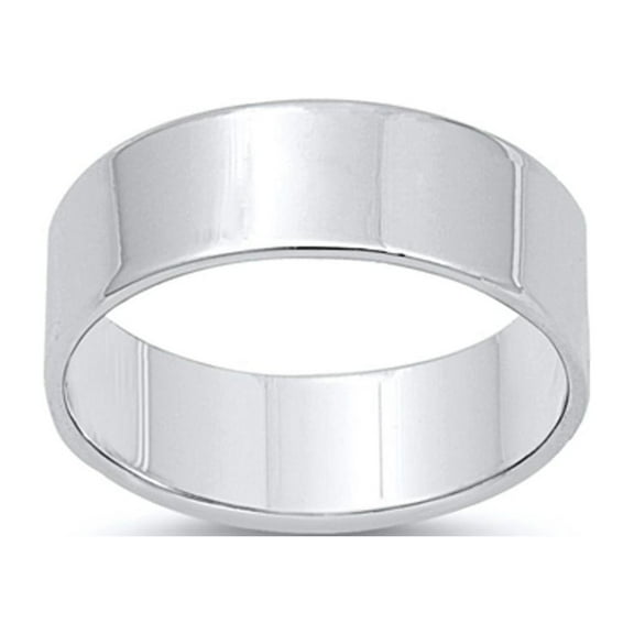 Wholesale Ring .925 Solid Sterling Silver Cigar Band Jewelry Female Male Unisex Size 10