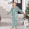 thumbnail image 6 of Soft Big Kids Onesie Pajamas Cozy Loose-Fit Jumpsuits for kids with Pockets for Christmas Lounge & Play Unicorns Riding in Cars, 6 of 8