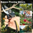 thumbnail image 5 of Secateurs Pruning Scissors, Heavy Duty Pruning Shears, Ergonomic Grip, Professional SK5 Steel Blades, Garden Pruners for Trimming Plants, Hedges, and Cutting Flowers, 5 of 6