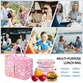 thumbnail image 5 of Hovmgk Shoulder Lunch Bag, Large-Capacity Insulated Picnic Tote with Ice Pack, Waterproof Storage for School, Office, Travel & Outdoors, Leak-Proof Design for Men & Women, Convenient Carry, 5 of 5