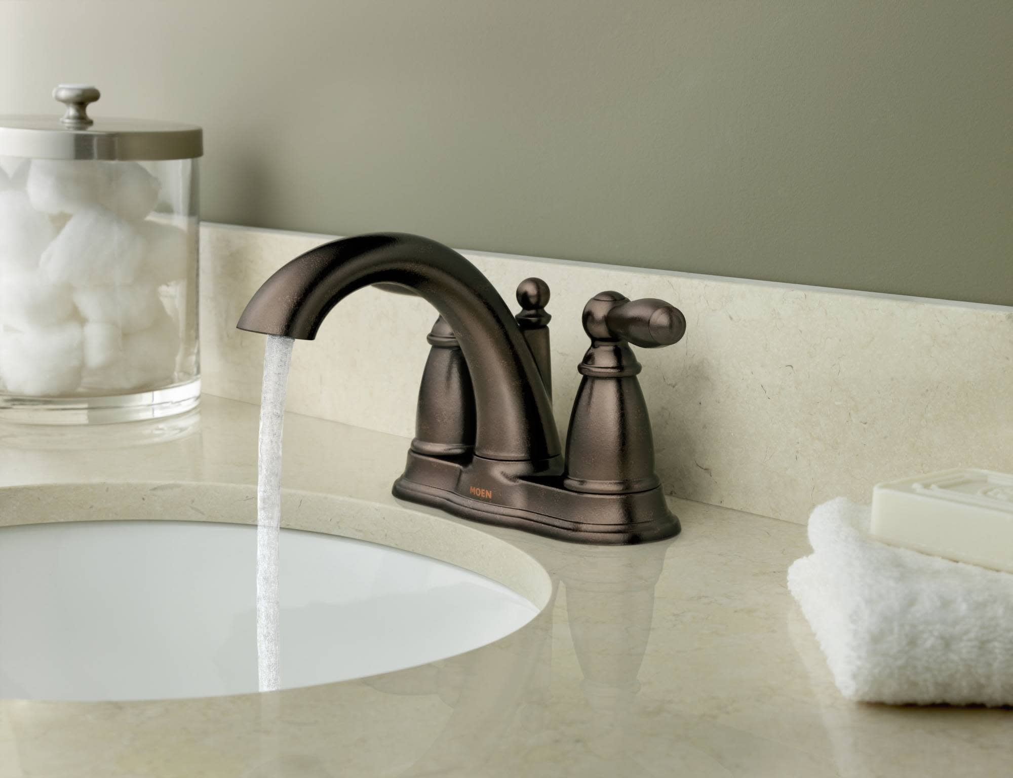 Moen Brantford 6610 Centerset Bathroom Sink Faucet