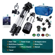 BEBANG Telescope for Adults Astronomy, 70mm Professional Refractor Telescope for Kids Beginners Adults