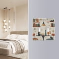thumbnail image 4 of Yayeee Toggle Light Switch Wall Plate 2-Gang 4.56"x4.48" Decorative Outlet Cover, Cats Reading Pattern, 4 of 7