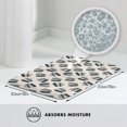 thumbnail image 4 of subway Print Bathroom Rugs 30x20, Non-Slip Absorbent Bath Mat Rugs, Machine Washable Shower Rug Bath Mats for Bathroom, 4 of 7
