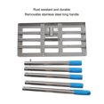thumbnail image 3 of Lawn Leveling Tool Heavy Duty Length Adjustable Stainless Steel Lawn Leveling Rake Heavy Duty Tool For  Course, Yard, And Garden, 3 of 8