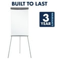 thumbnail image 3 of Quartet Melamine Presentation Easel, Whiteboard/Flipchart, 3' x 2', Gray Frame, 3 of 7