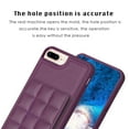 thumbnail image 3 of Dteck for iPhone 7 Plus / 8 Plus Card Holder Back Case with Pockets, Premium PU Leather ID Cash Credit Slots Magnetic Kickstand Flip Folio Slim Hard Protective Cover, darkpurple, 3 of 7