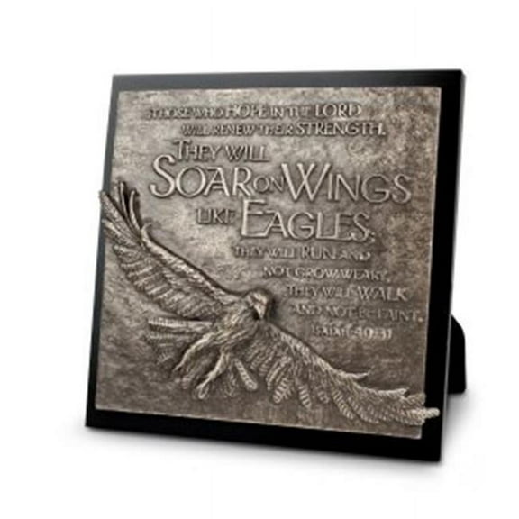 Moments Of Faith Sculpture Plaque, Soar On Wings Of Eagles